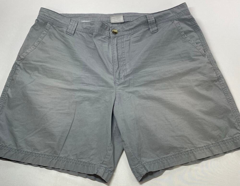Columbia Gray Cotton Shorts Men’s Size 36 – 8" Inseam Casual Outdoor